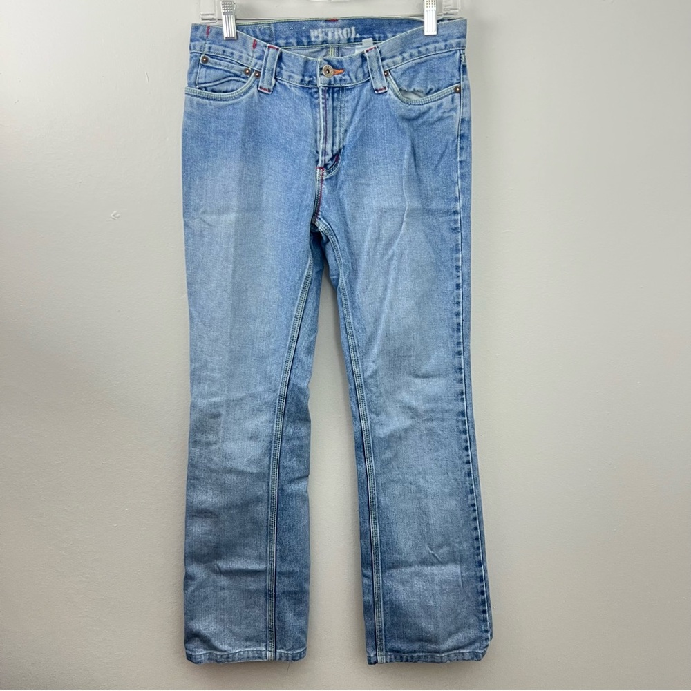 Petrol Heartbreaker Jeans Low Rise Light wash